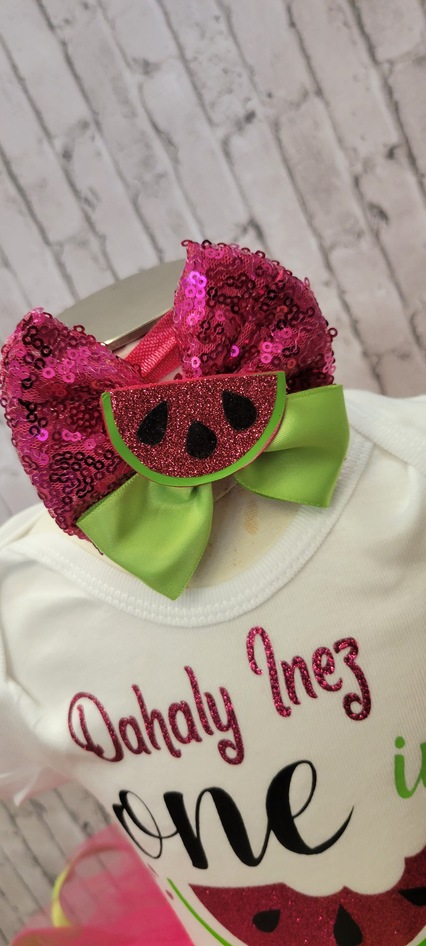 One in a Melon Personalized Tutu Outfit