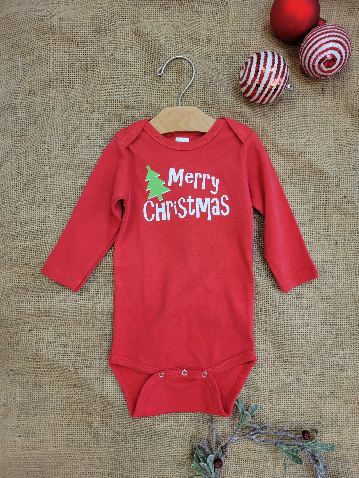 Christmas Baby Short/ long Sleeve Onesien