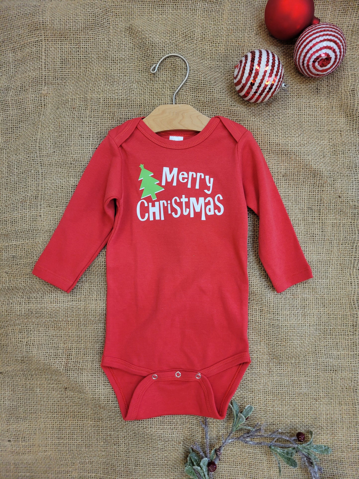 Christmas Baby Short/ long Sleeve Onesien