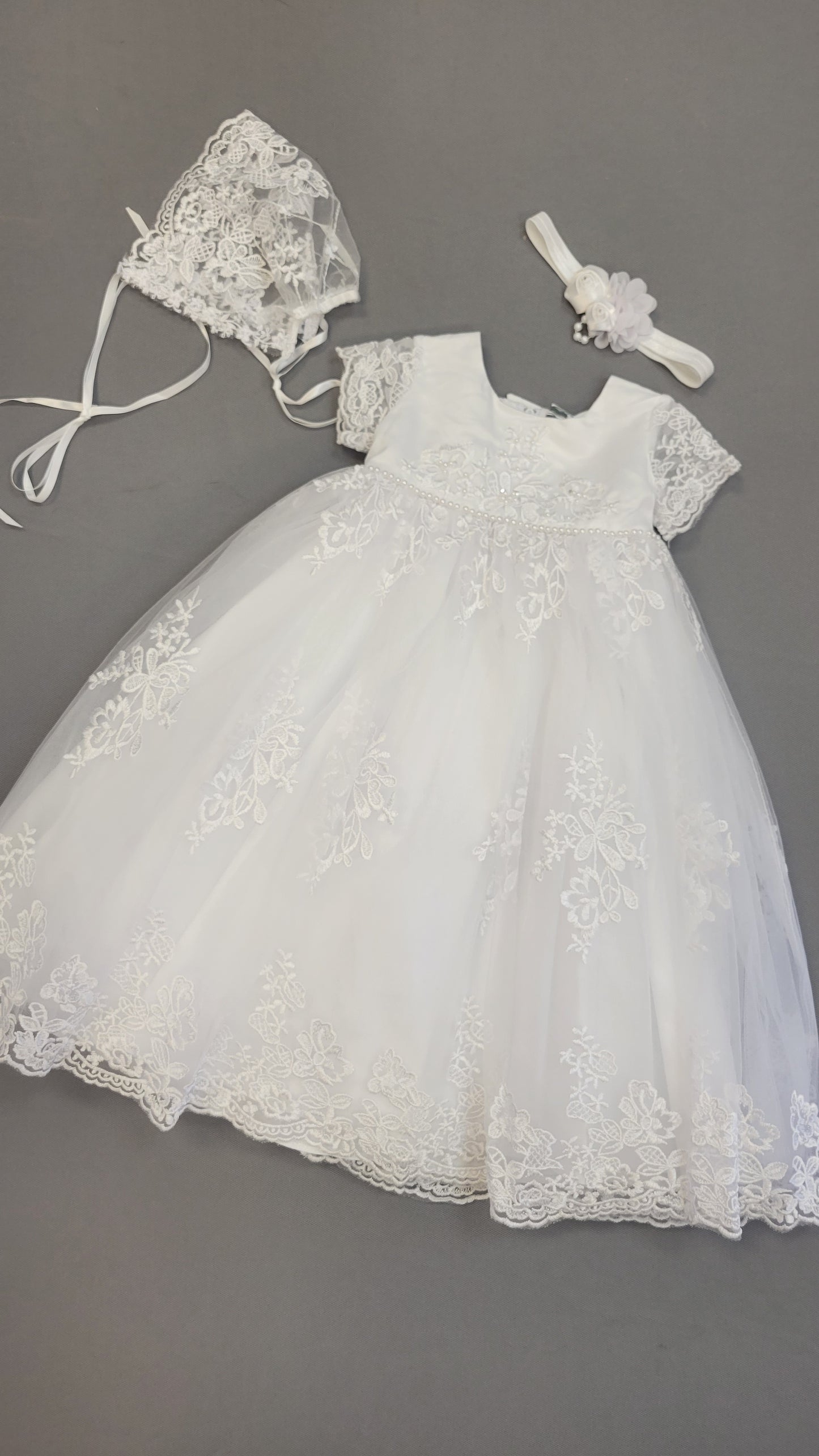 White Baptism/Christening Gown 2405