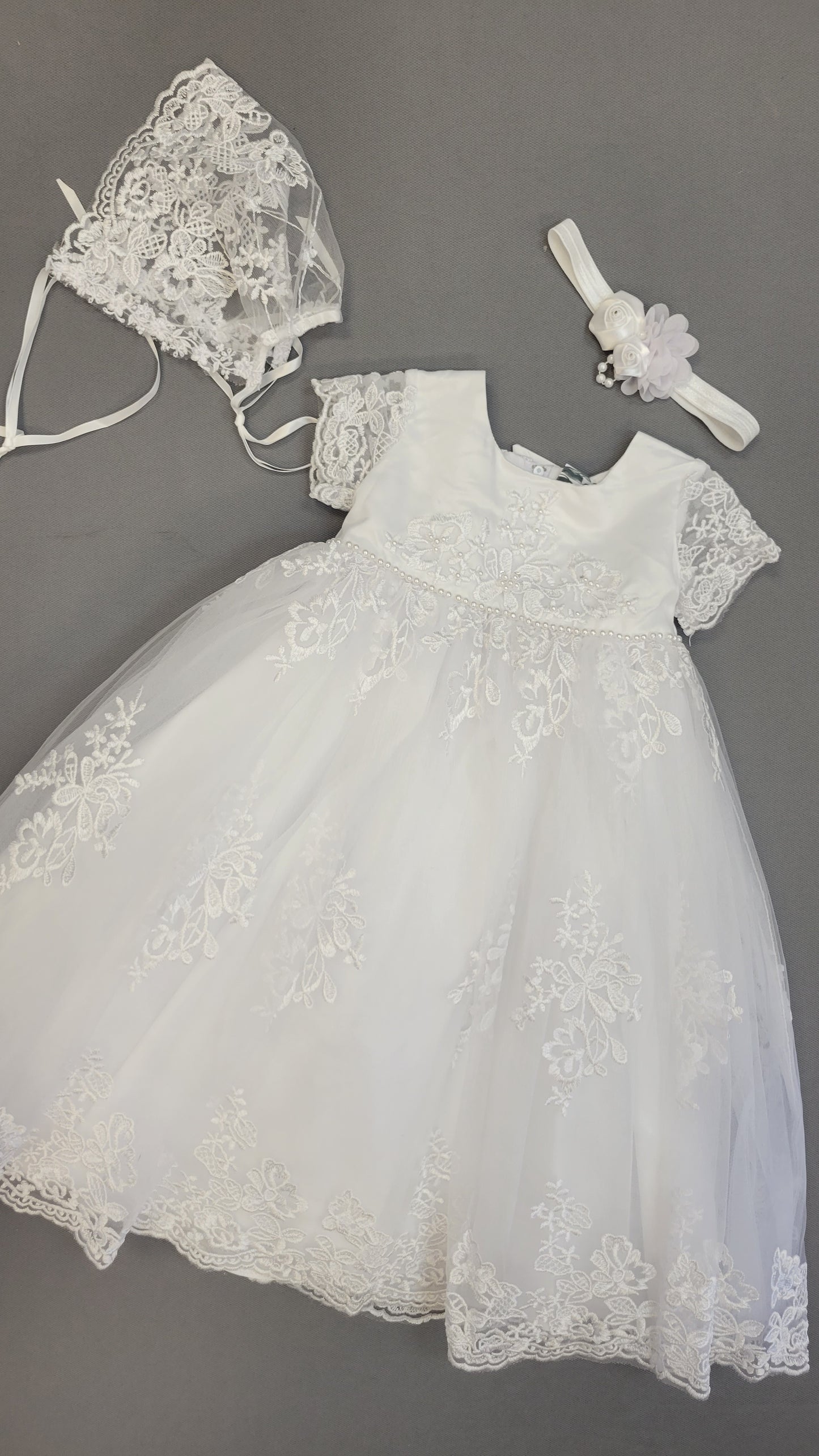 White Baptism/Christening Gown 2405