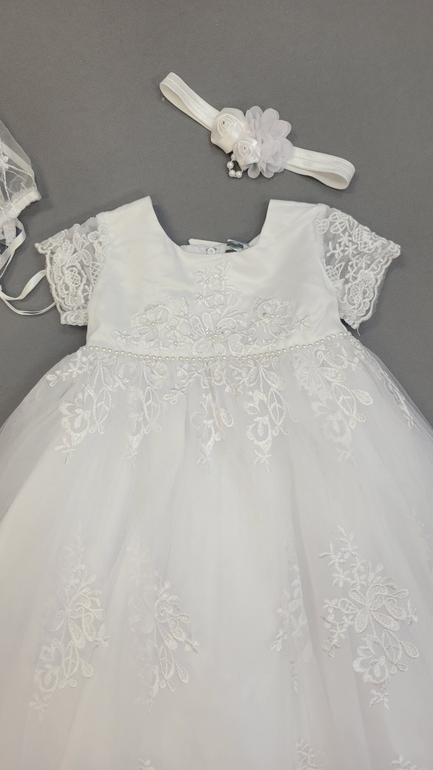 White Baptism/Christening Gown 2405