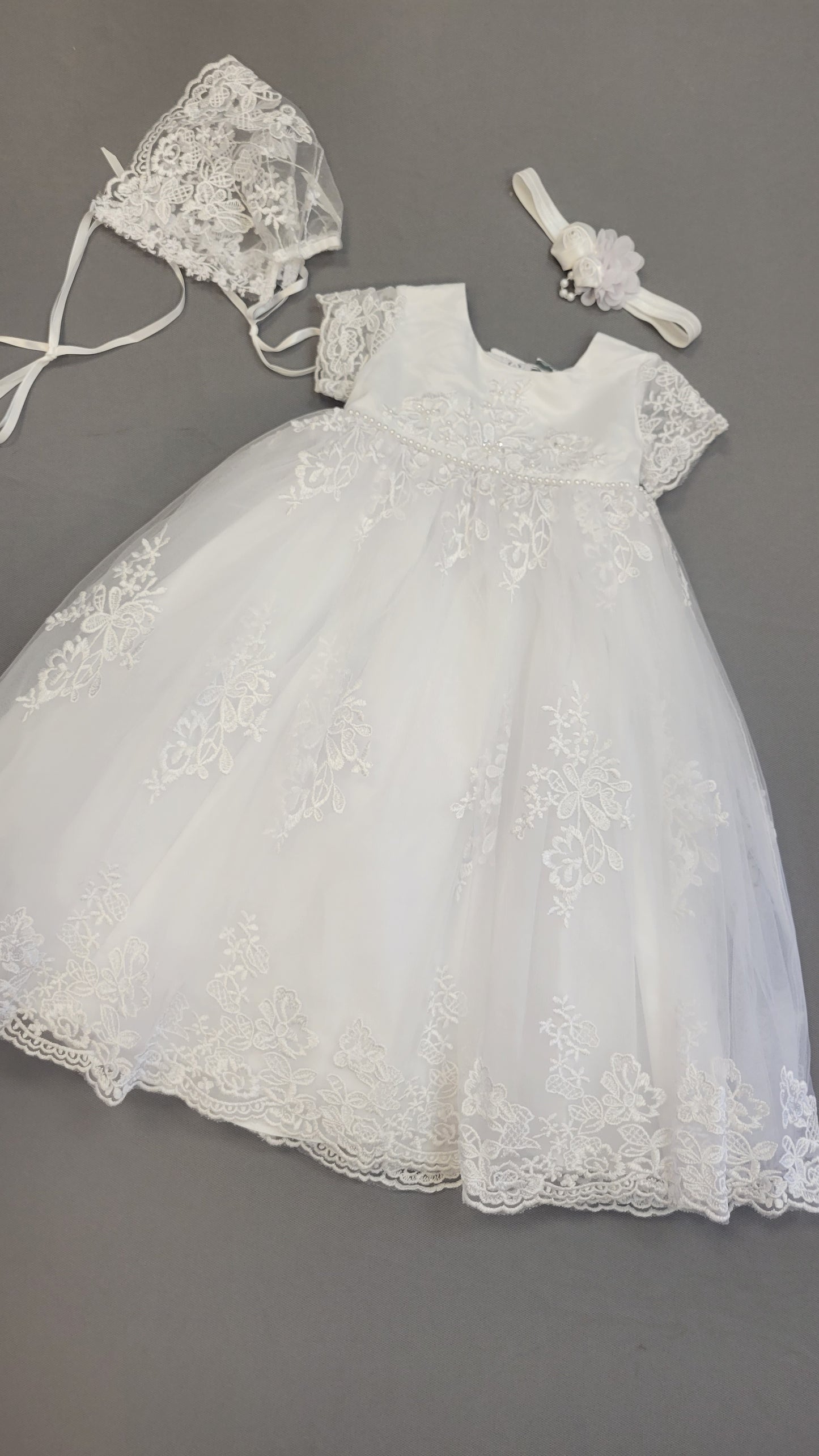 White Baptism/Christening Gown 2405