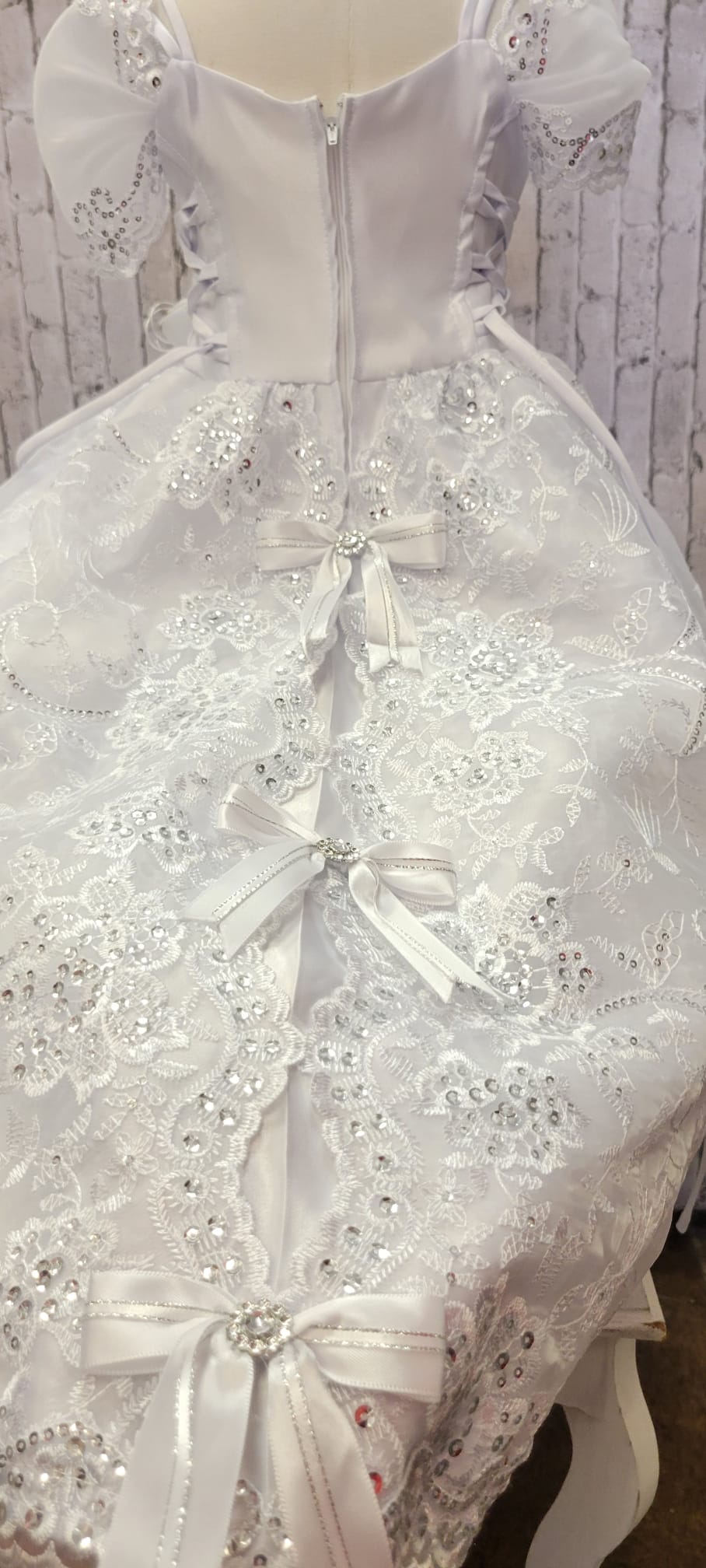 Baptism/Christening Gown de virgen de guadalupe
