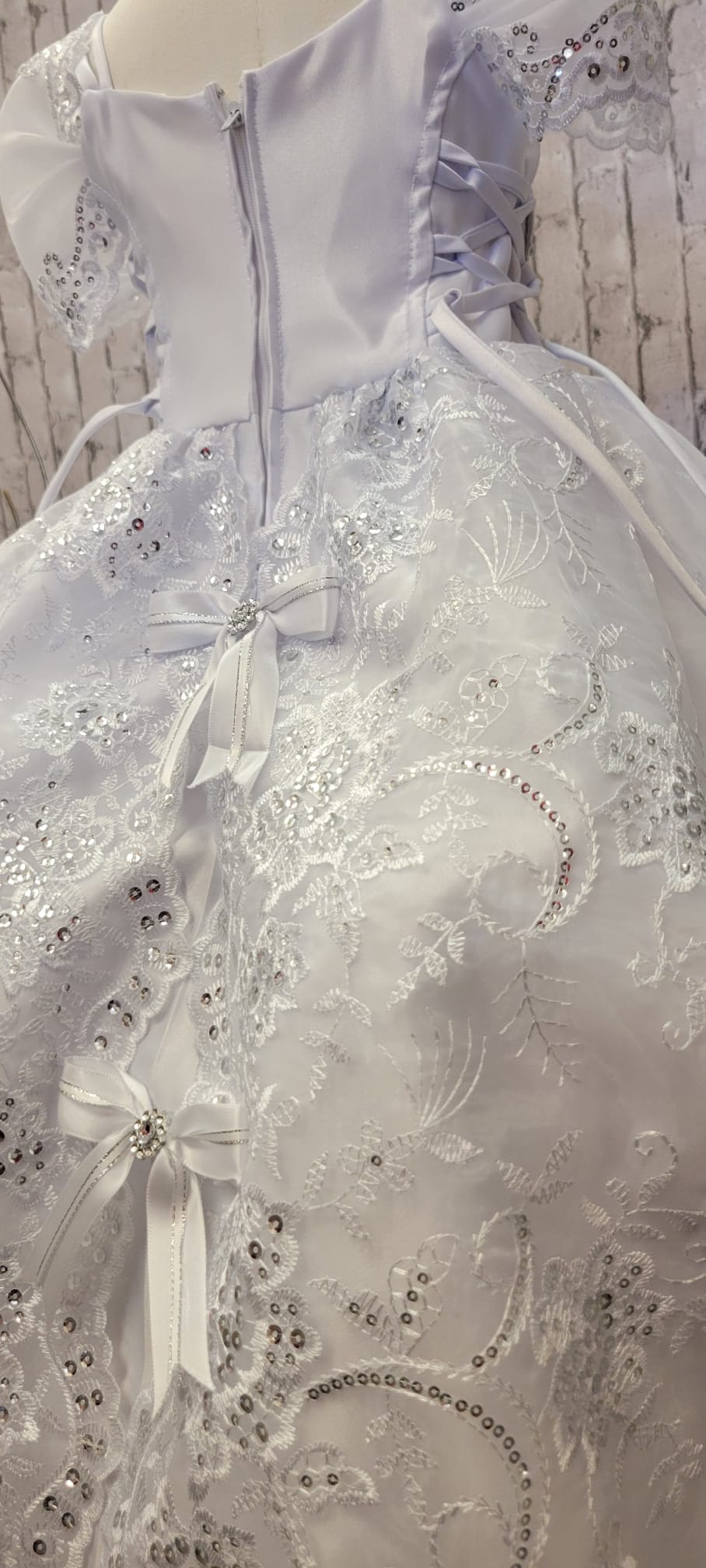 Baptism/Christening Gown de virgen de guadalupe