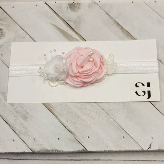 Baby headband, baby flower headband