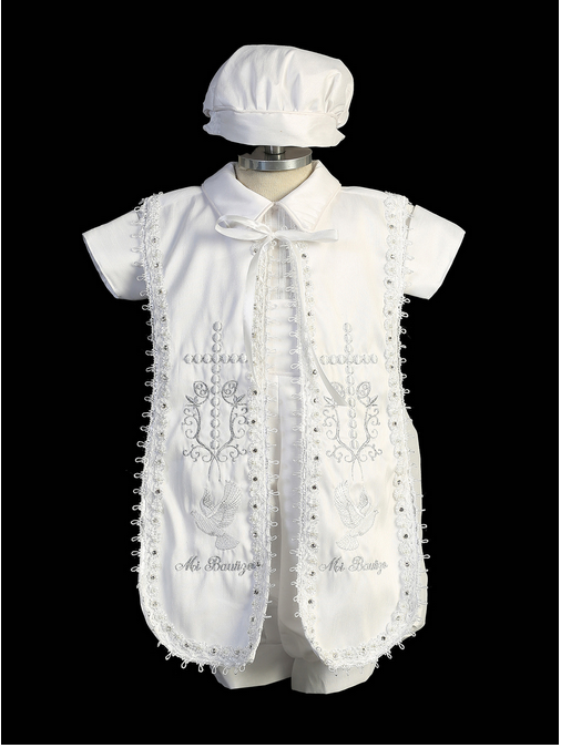 Ropon de Bautizo de Niño, Boy Christening Outfit 3747