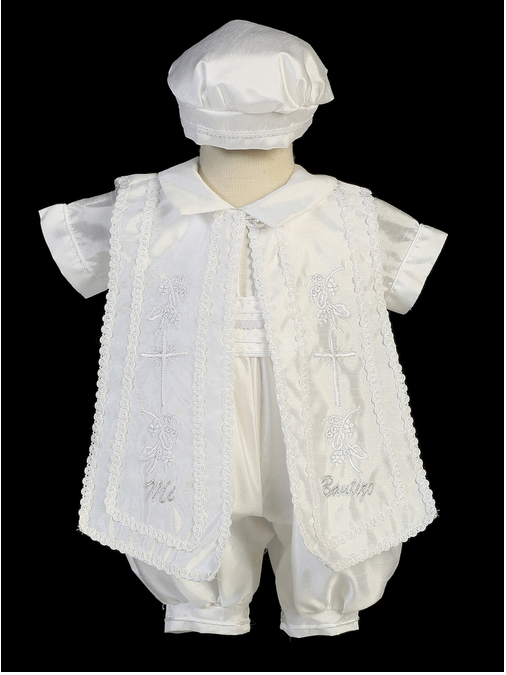 Ropon de Bautizo de Niño, Boy Christening Outfit 3726