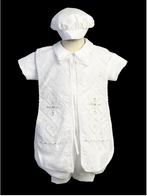 Ropon de Bautizo de Niño, Boy Christening Outfit 3739
