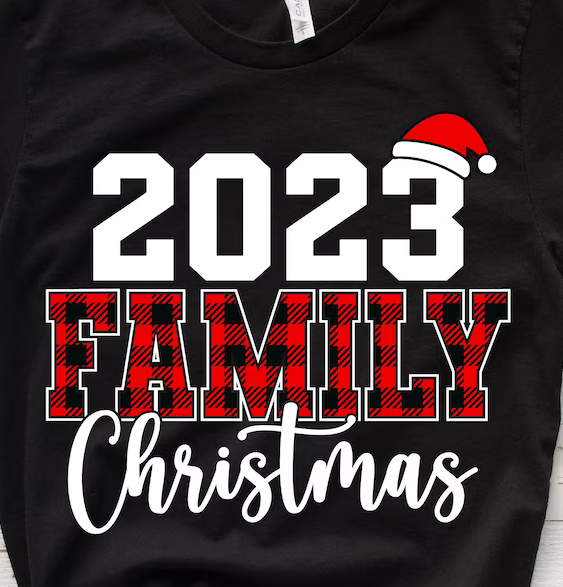Family Christmas 2023, Christmas Shirts 2023 , Custom Name Christmas Shirt