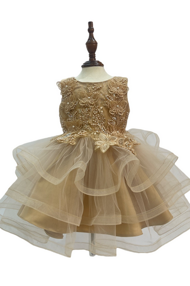 Gold Baby Dress