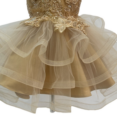 Gold Baby Dress