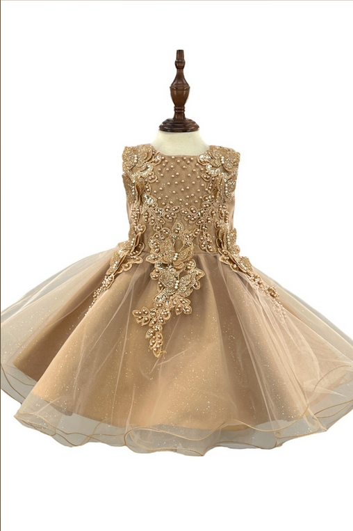Gold Baby Dress