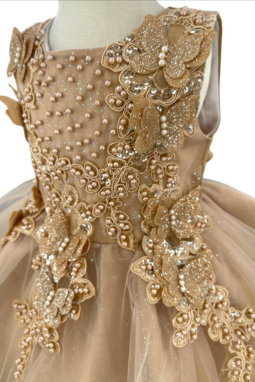 Gold Baby Dress
