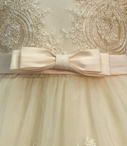 Cream Baby Dress