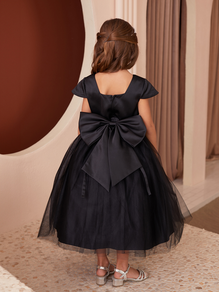 Black Girl Dress,Girl Dress, Black Dress, Black Dress, Flower Girl, Wedding Flower Girl Dress, Black Dress