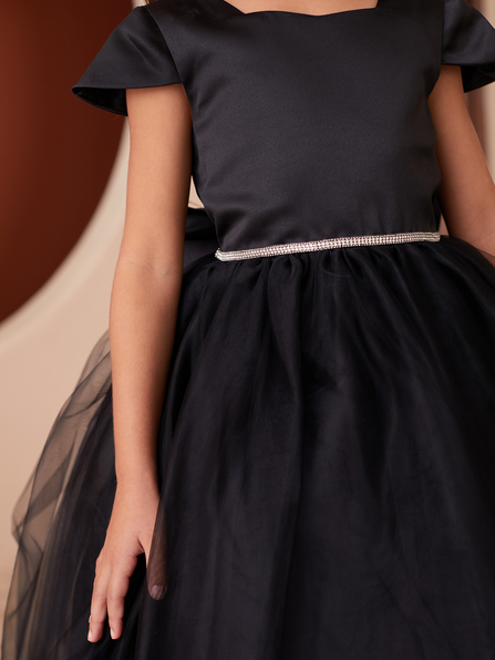 Black Girl Dress,Girl Dress, Black Dress, Black Dress, Flower Girl, Wedding Flower Girl Dress, Black Dress