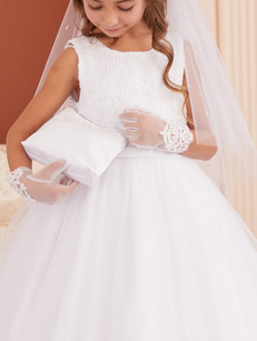 First Holy Communion Dress white 5864