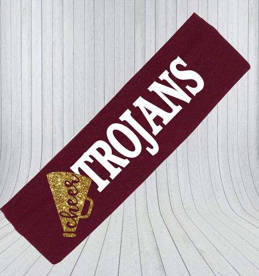 TROJANS CHEER HEADBAND