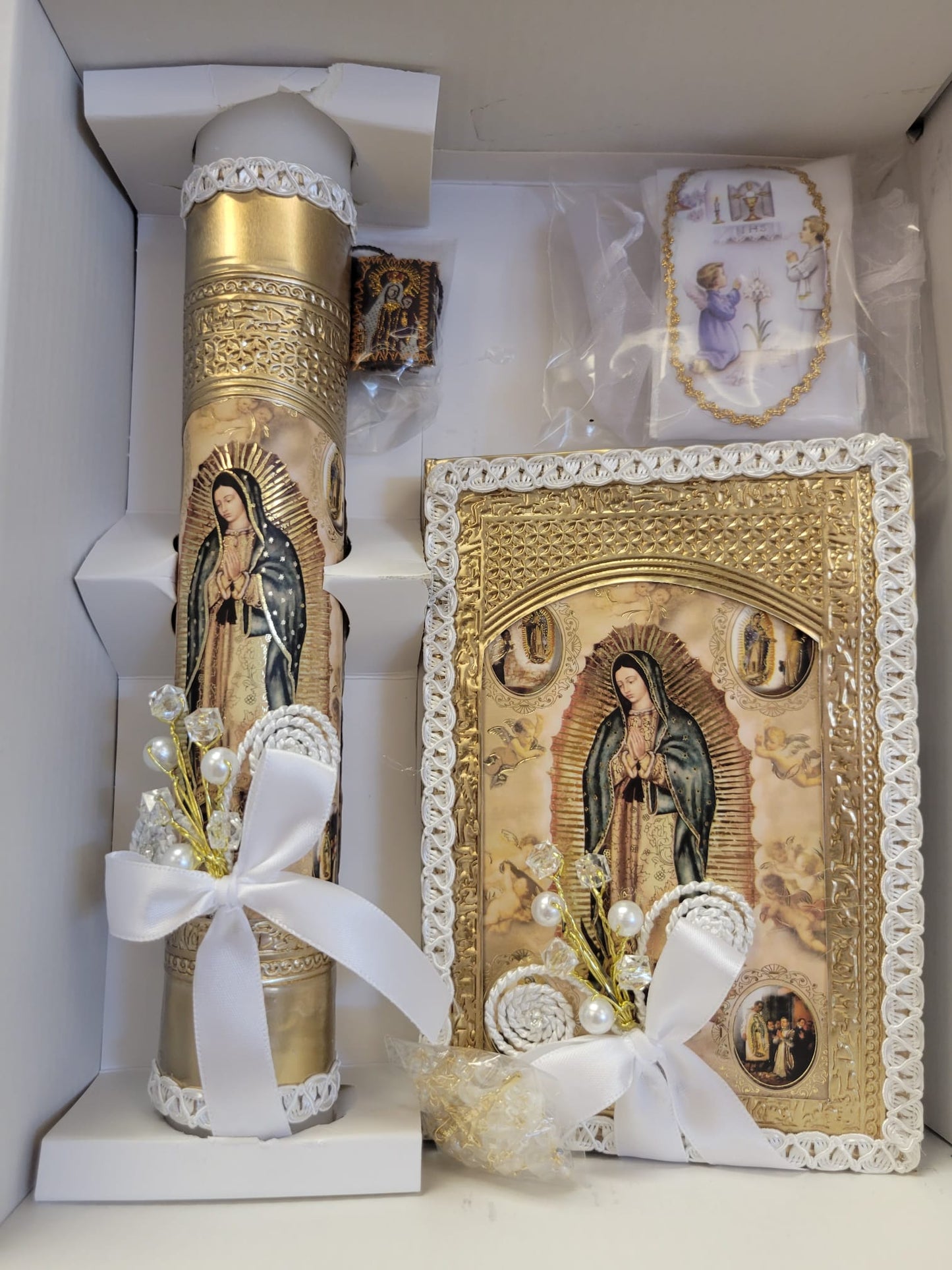 First Holy Communion Candle Set / Set Vela Primera Comunion 450