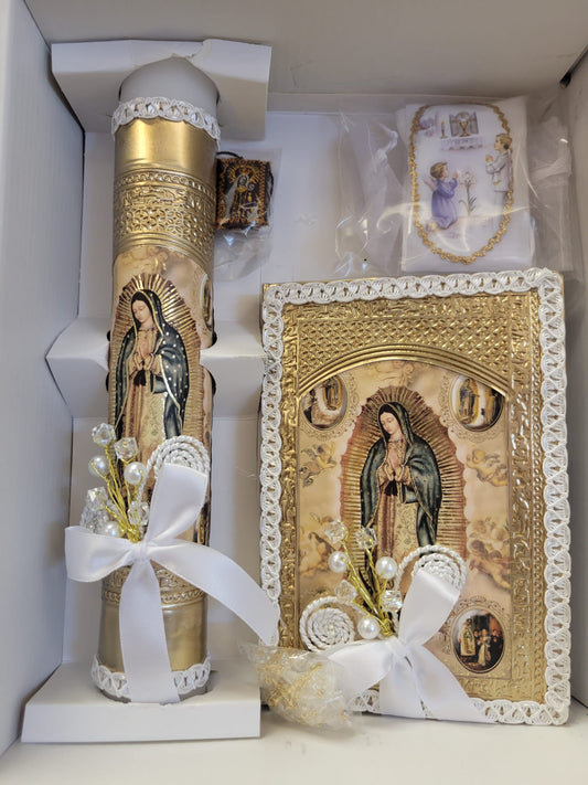 First Holy Communion Candle Set / Set Vela Primera Comunion 450