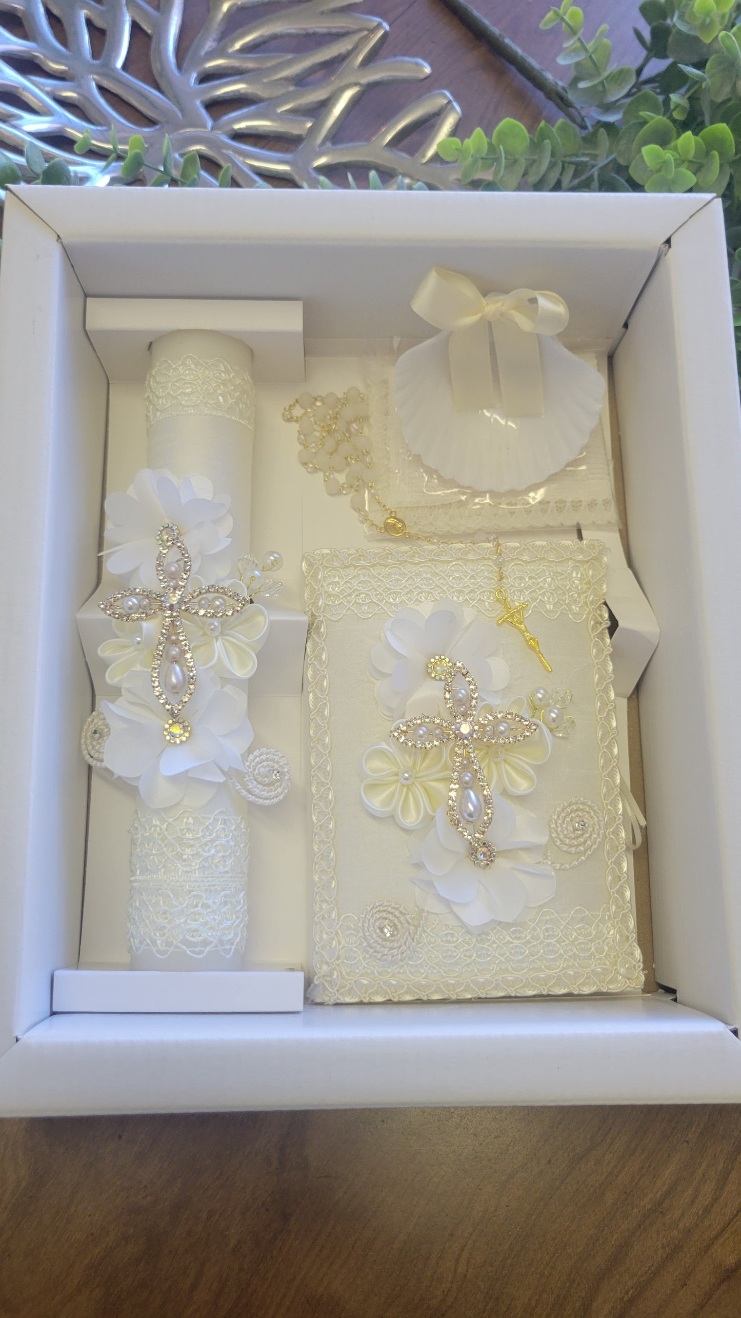 Baptism/Christening Candle Set