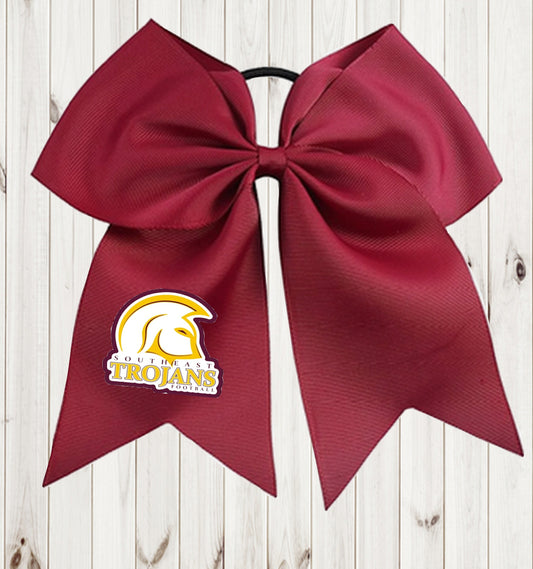 TROJANS CHEER BOW