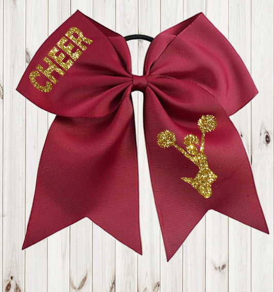 TROJANS CHEER BOW