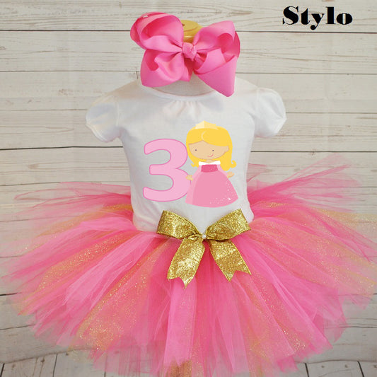 Princess Birthday Tutu Outfit - STYLOBOUTIQUE