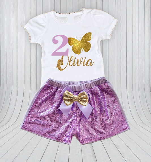 Butterfly Birthday Outfit for Girl