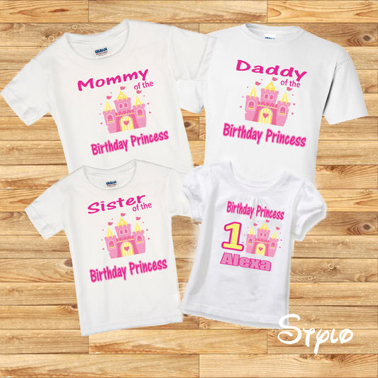 Princess Birthday Family Shirts - STYLOBOUTIQUE