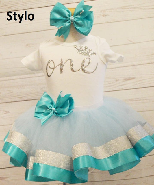 Princess Crown  Birthday Tutu Outfit