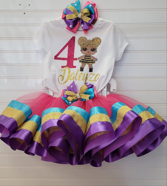 Doll Personalized Tutu Outfit