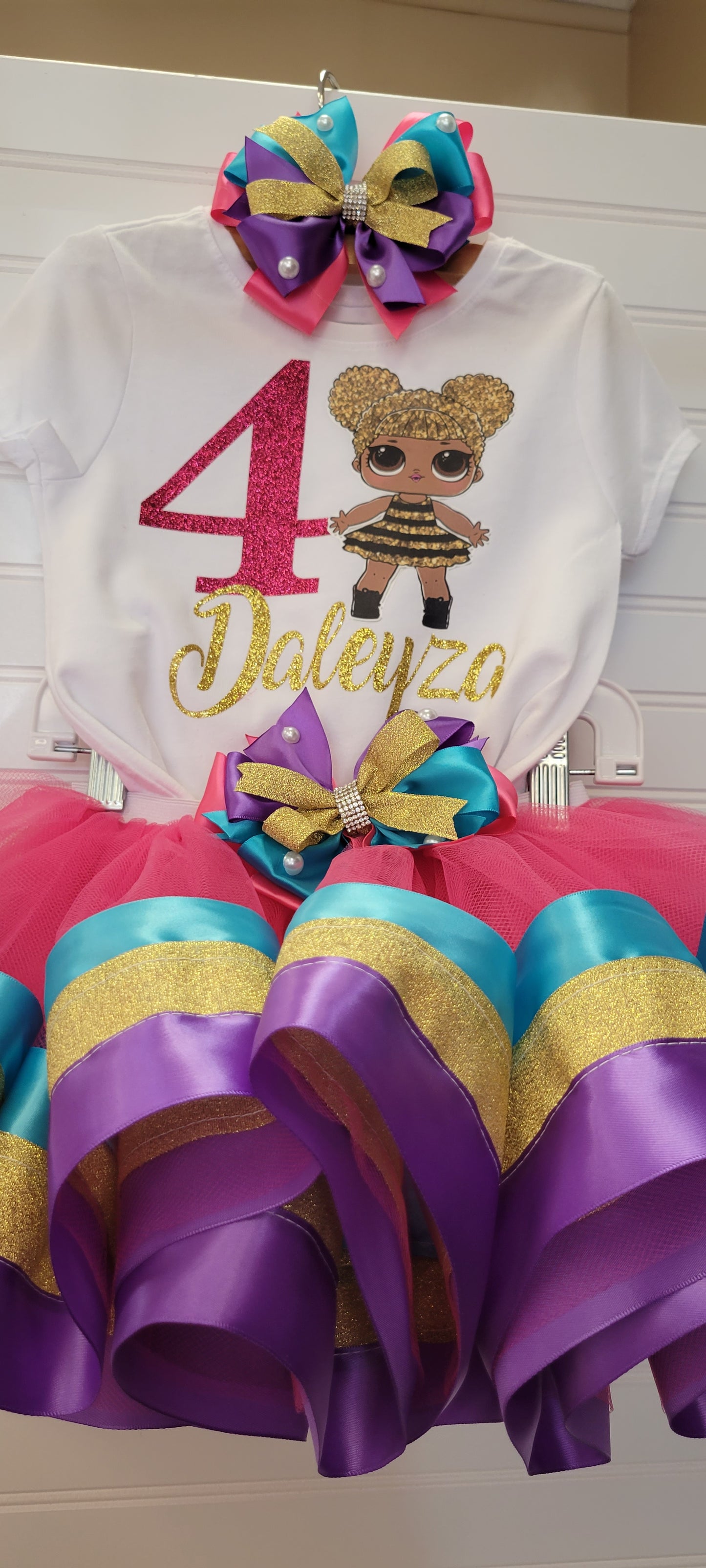 Doll Personalized Tutu Outfit