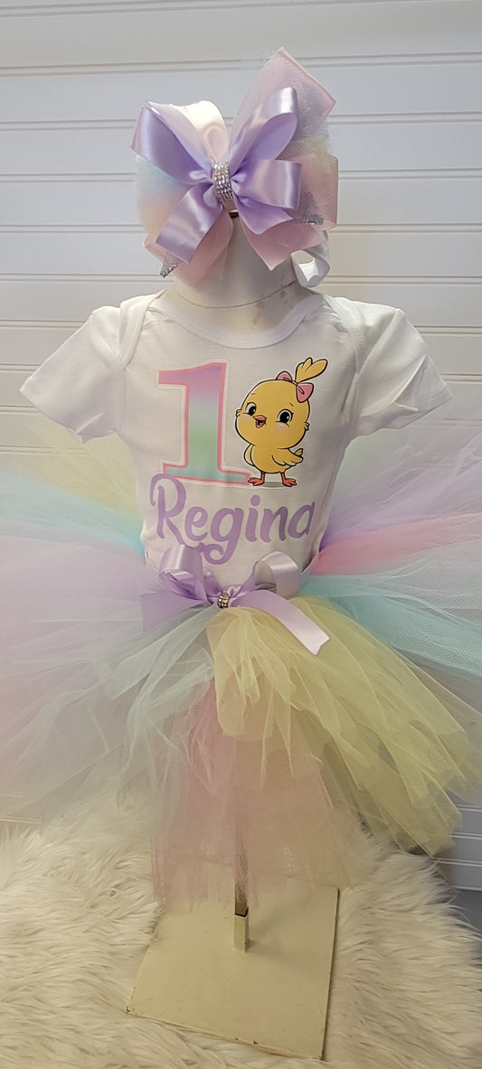 Bird Personalized Tutu Outfit