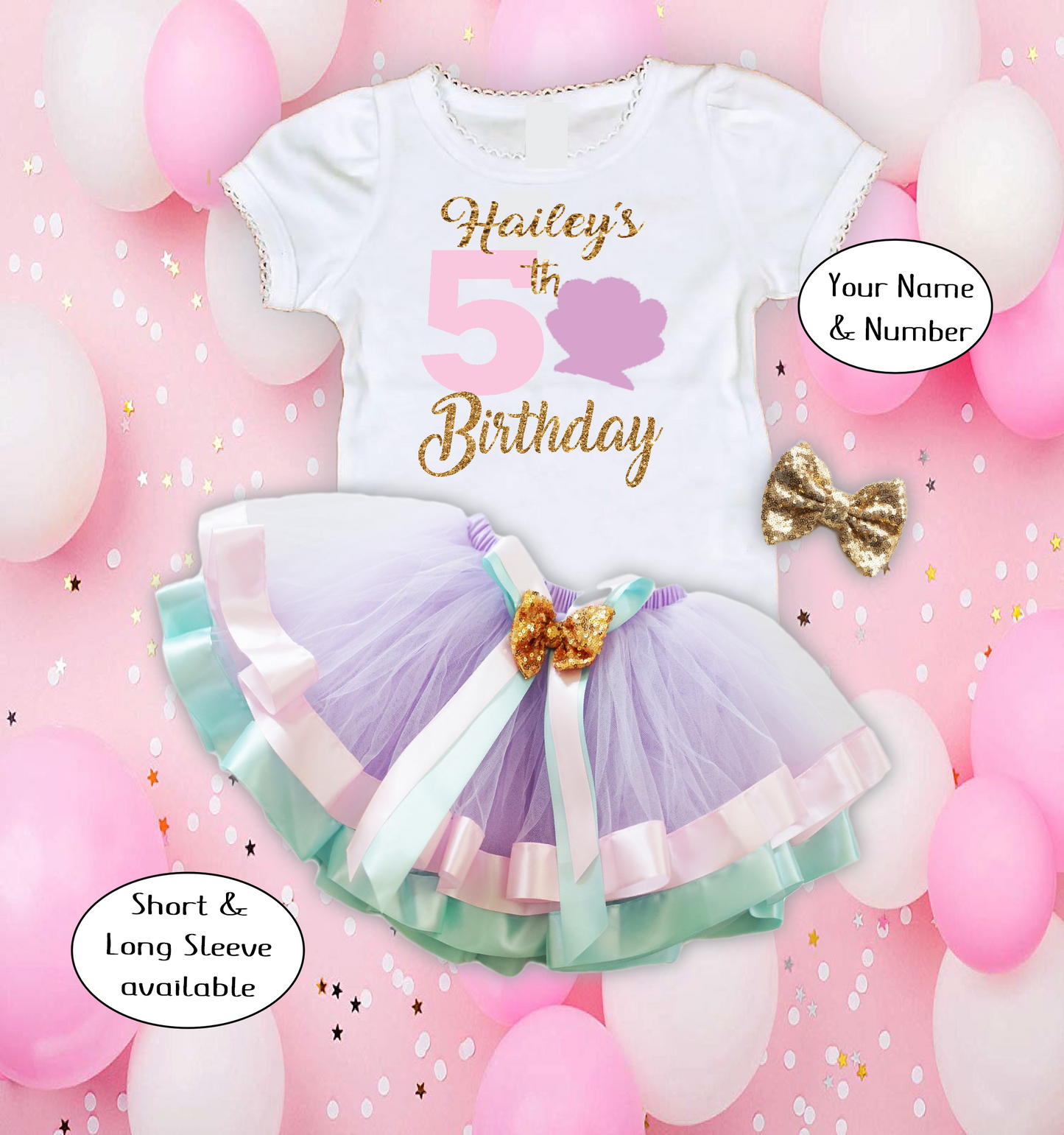 Mermaid Birthday Tutu Outfit