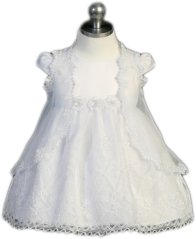 White Baptism/Christening Gown 2356tt