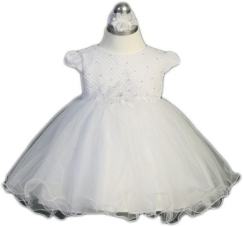 White Baptism/Christening Gown 2360tt