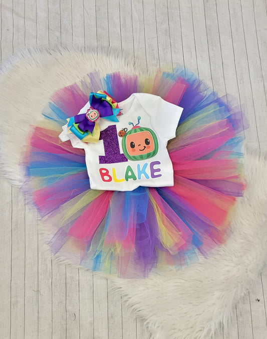 Personalized Tutu Outfit