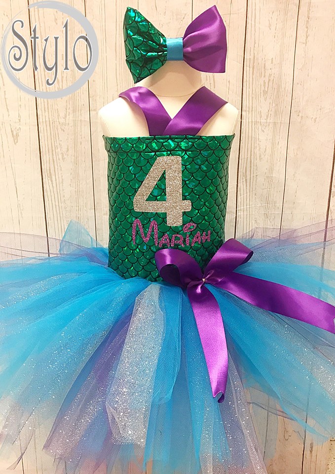 Little mermaid hot sale birthday tutus