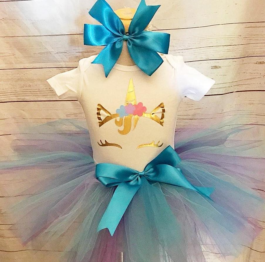 Colorful Unicorn Tutu Outfit - STYLOBOUTIQUE