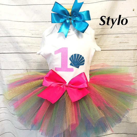 Mermaid birthday Tutu Outfit - STYLOBOUTIQUE