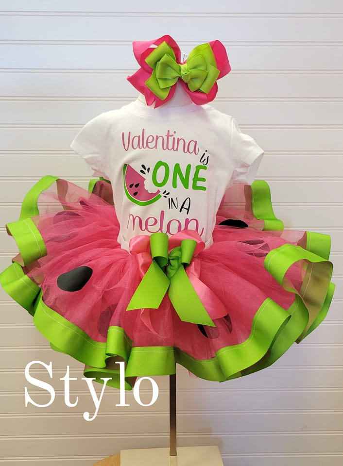 One In a Melon Birthday Outfit