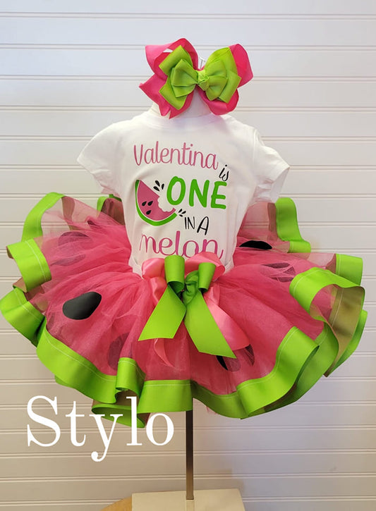 One In a Melon Birthday Outfit