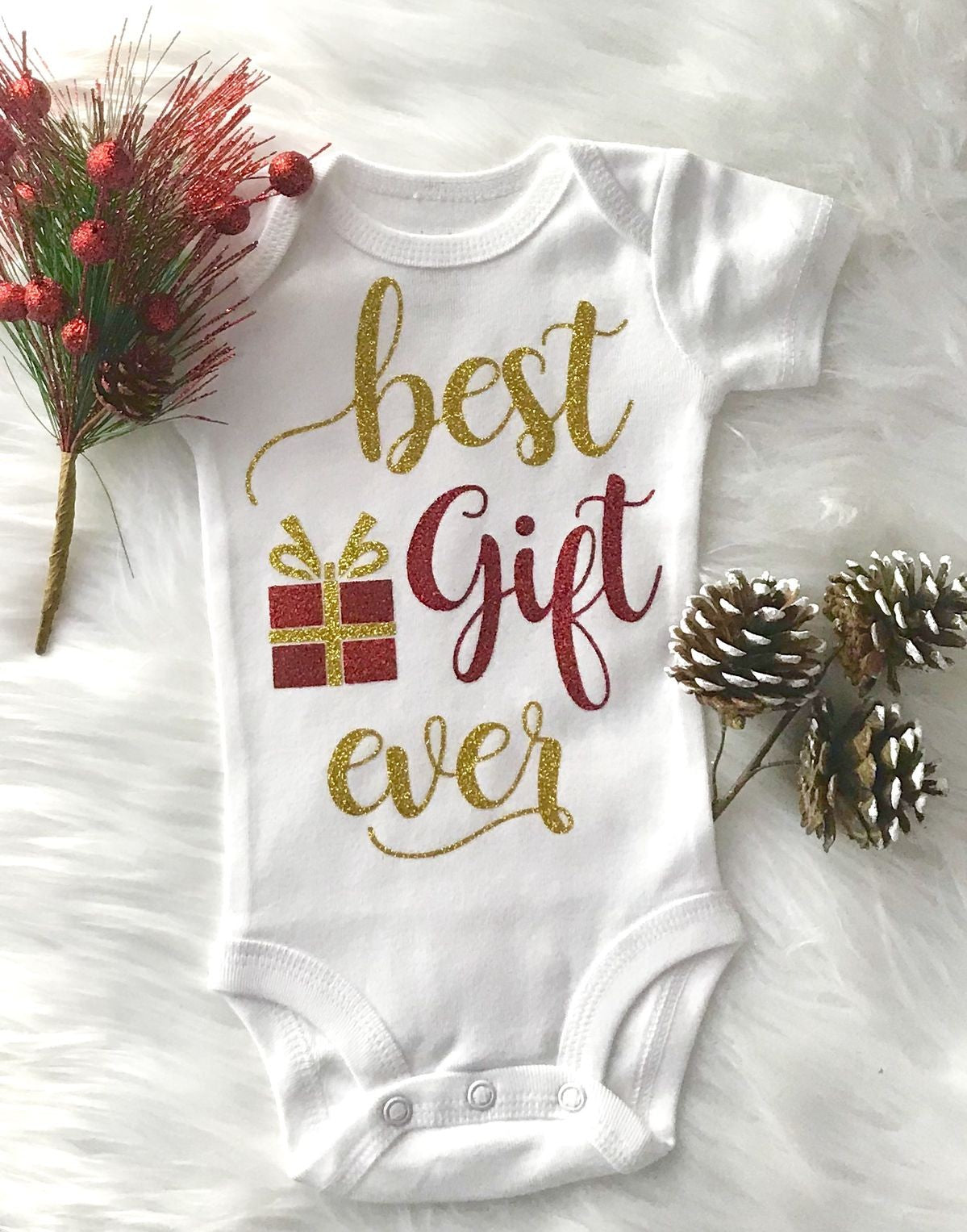 Baby's Christmas Onesie