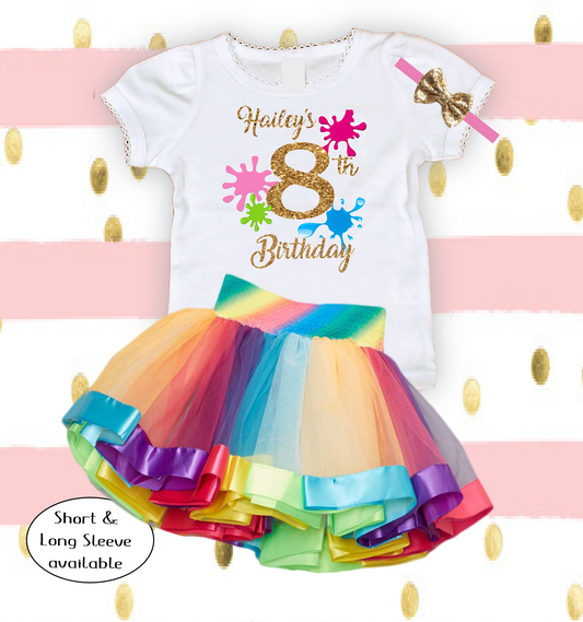 Slime Queen Birthday Outfit for Girl