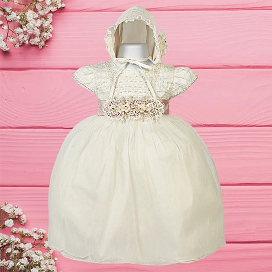 Ivory Baptism/Christening Gown