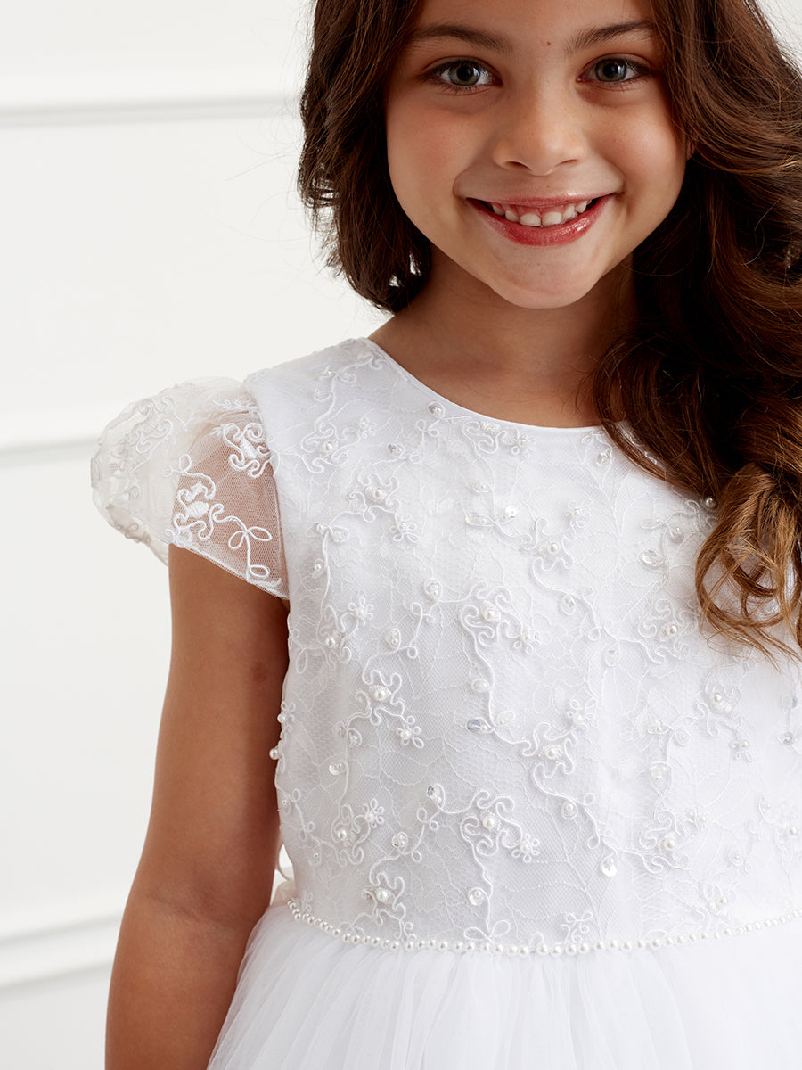 Communion Dress white/Ivory 5831