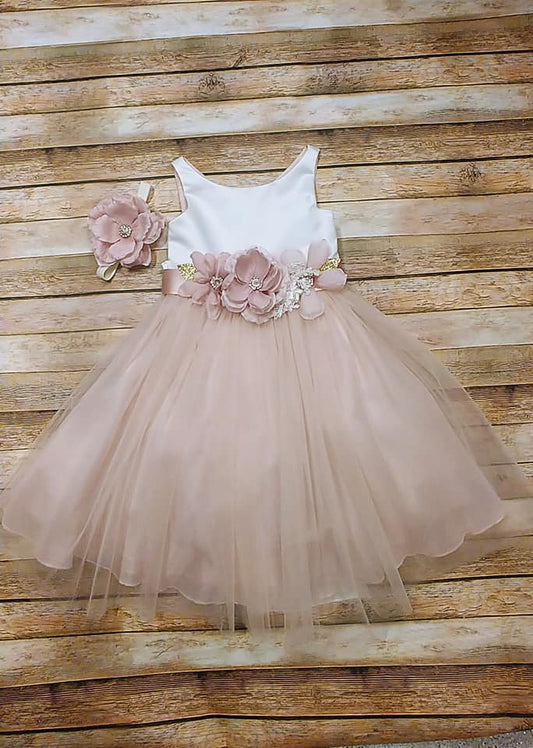 Blush Girl Dress,Girl Dress,Blush Dress, Blush Dress, Flower Girl, Wedding Flower Girl Dress, Blush Teen Dress