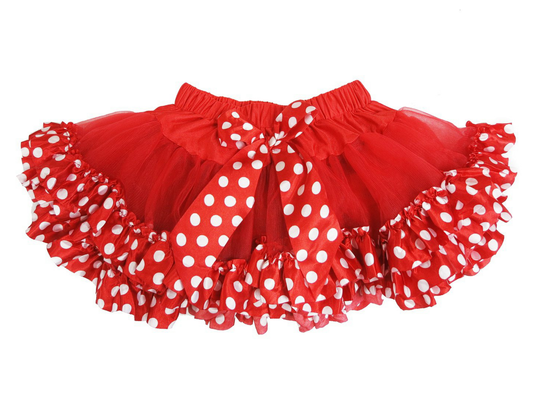 Red minnie inspired Tutu Skirt